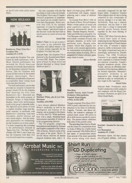 Volume 8 Issue 7 - April 2003