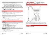 IP Office 9508 Telephone Quick Guide - Synivate