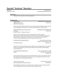 resume - Arkansas State University