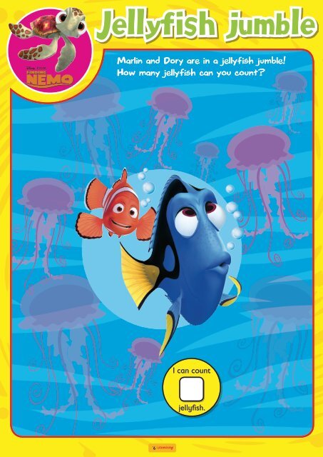 Marlin and Dory are in a jellyfish jumble!