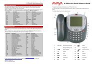 4621 IP Phone - IP Office Info