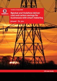 Bglobal and Vodafone deliver cost and carbon savings ... - Vodacom