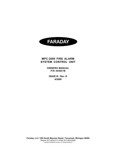 Faraday MM101 Fire Key X2 