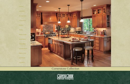 Kitchen Brochure Canyon Creek Cabinet Company