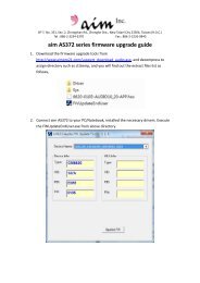 aim AS372 series firmware upgrade guide - Aimpro21.com