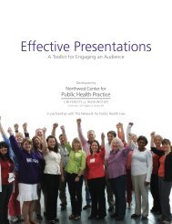 Effective Presentations - Northwest Center for Public Health Practice