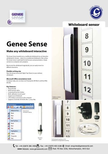 Genee Sense - Genee World