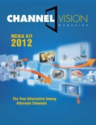 MediA kiT - ChannelVision Magazine