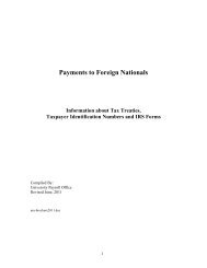 Payments to Foreign Nationals - International Center - University of ...