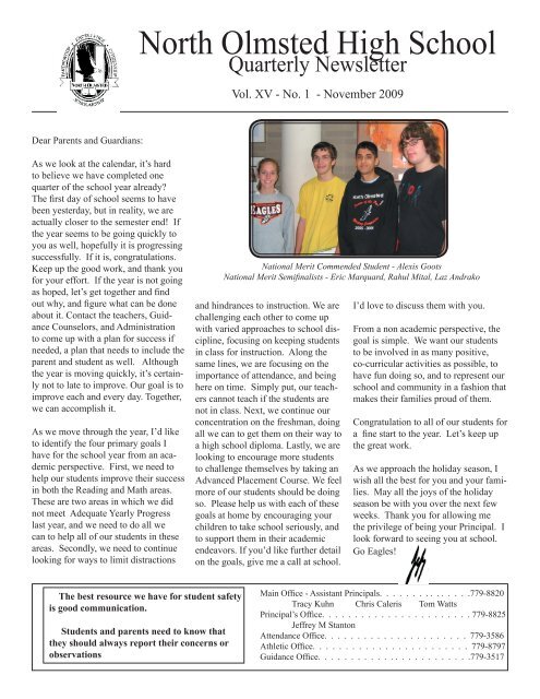 North Olmsted High School - North Olmsted City Schools