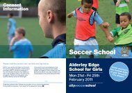 Soccer School - Manchester City Football Club