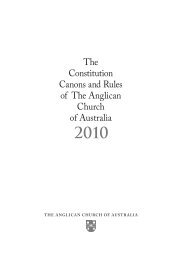 Canon 1995 - Anglican Church of Australia