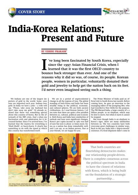 INDIA-KOREA - Asia-Pacific Business and Technology Report