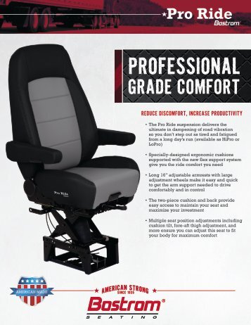 Pro RideTM - Commercial Vehicle Group, Inc.