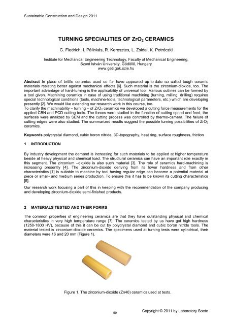 Volume 2, Issue 1, 2011, Full Text - 5th International Conference on ...