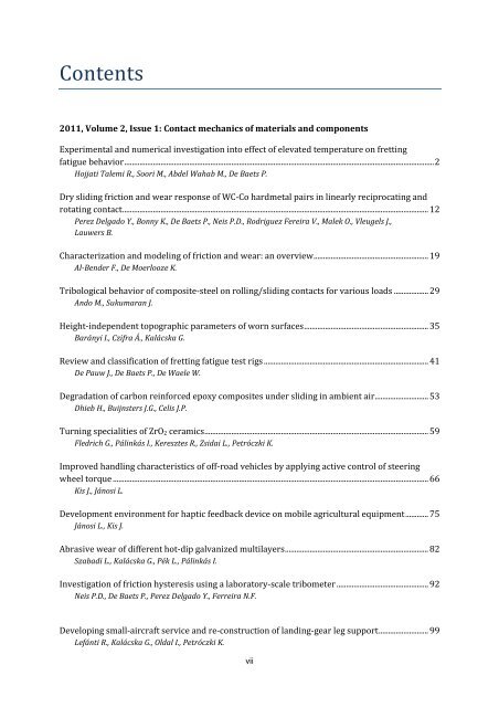 Volume 2, Issue 1, 2011, Full Text - 5th International Conference on ...