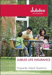 Rebranding of Jubilee Life - Jubilee Life Insurance