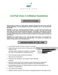 Cel-Pak Class 1 Cellulose Insulation - National Fiber