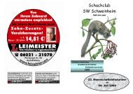 Schachclub SW Schweinheim - Schachclub Aschaffenburg ...