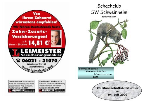 Schachclub SW Schweinheim - Schachclub Aschaffenburg ...