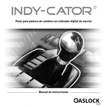 Pomo para palanca de cambios con indicador digital de ... - Indy-Cator