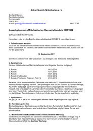 Ausschreibung (pdf) - Schachbezirk Mittelbaden e.V.