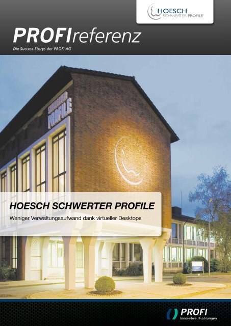 HOESCH SCHWERTER PROFILE - PROFI Engineering Systems AG