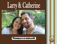 Larry and Catherine - The Adoption Alliance