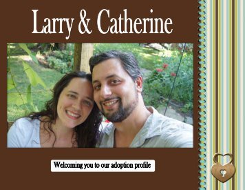 Larry and Catherine - The Adoption Alliance