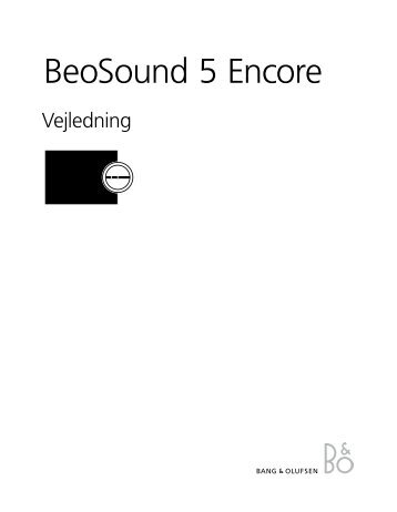 BeoSound 5 Encore - BeoForum.dk