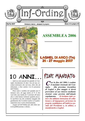 ASSEMBLEA 2006 - Ordine Scout di San Giorgio - Cngei