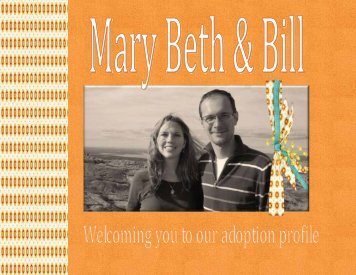 Bill and Mary Beth - The Adoption Alliance