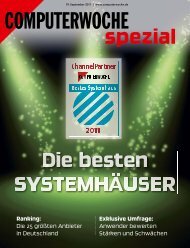 Bestes Systemhaus 2011 - PROFI Engineering Systems AG