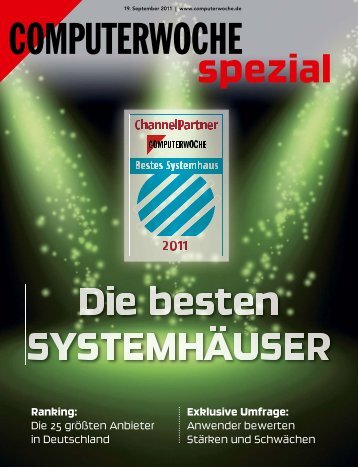 Bestes Systemhaus 2011 - PROFI Engineering Systems AG