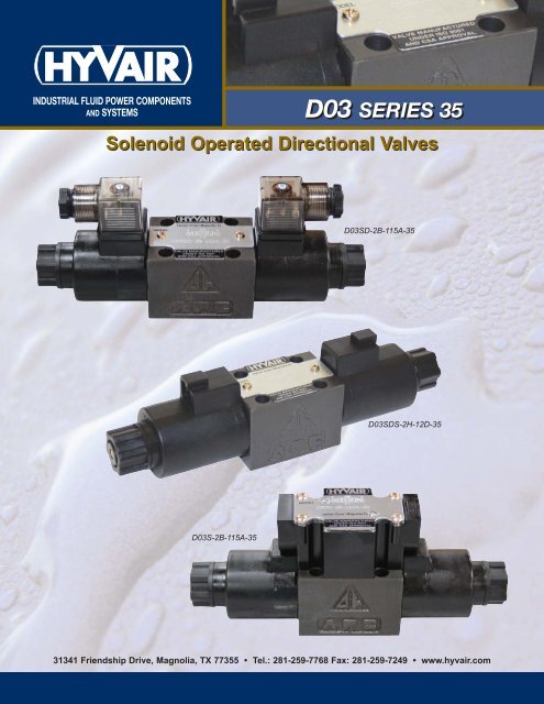 Solenoid Valves- D03 - Hyvair