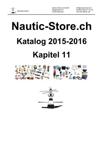 Nautic-Store.ch Bootszubehör Katalog Kapitel 11