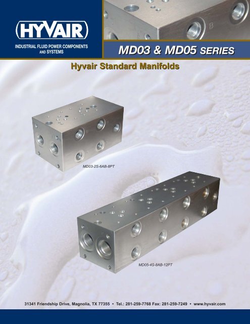 MD03,5- Hyvair Manifolds
