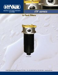 In Tank Filters 100-425 - Hyvair