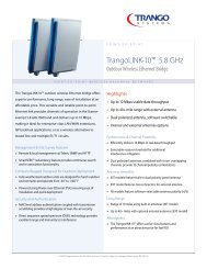 TrangoLInK-10â¢ 5.8 GHz - ANDESwireless