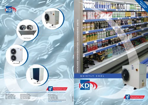 KD Scroll low noise condensing units - Derbyshire Refrigeration