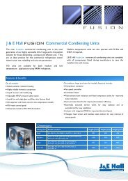 Fusion low noise condensing units - Derbyshire Refrigeration