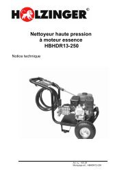 Nettoyeur haute pression Ã  moteur essence HBHDR13-250