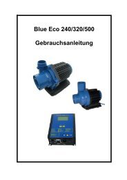 Blue Eco 240/320/500 Gebrauchsanleitung