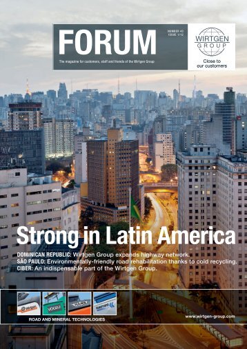 Strong in Latin America - Wirtgen Group