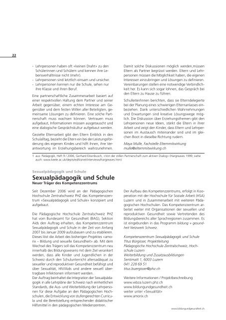 Netzbrief Nr. 4» als PDF - Fachstelle Elternmitwirkung