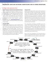 magnum 6k switches network substations high in ... - ANDESwireless