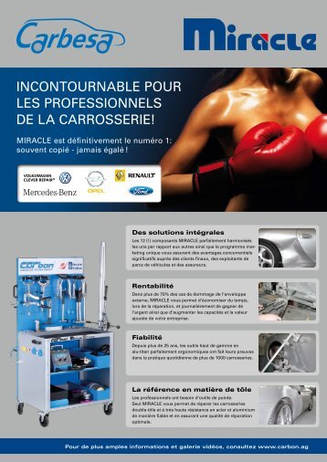 incontournable pour les professionnels de la ... - Carbesa AG