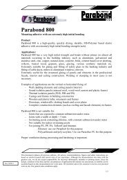 Parabond 800 - DL Chemicals