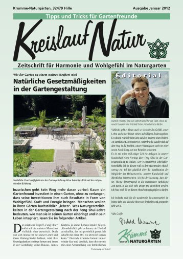 NatÃ¼rliche GesetzmÃ¤Ãigkeiten in der Gartengestaltung - Krumme ...