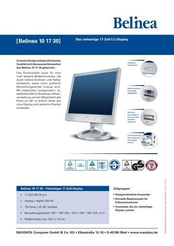 [Belinea 10 17 30] - ECT GmbH